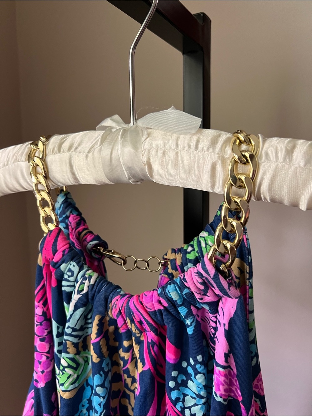 Lilly Pulitzer sonique halter Aegean navy calypso coast dress RARE - Picture 6 of 13